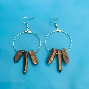 Crystal rock hoops